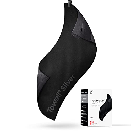 EIH1 Fitness Handtuch Aus Mikrofaser - Ultra Saugfähig Mit Praktischer Reißverschlusstasche Für Sport & Reisen