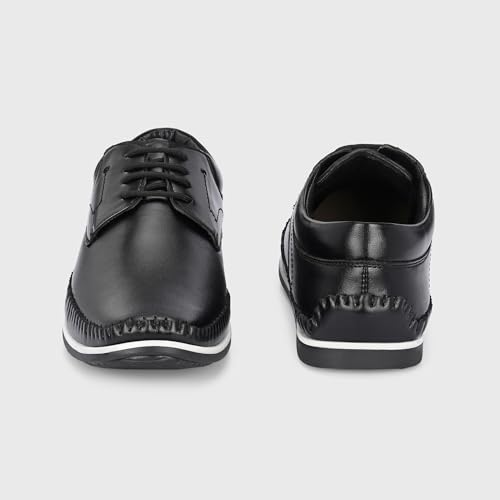 Image of Centrino Men's Casual Shoes |Stylish Lace-Up Design | Soft Cushioned Insole for Comfort | Lightweight & Breathable |Oxfords Walking, Office Comfortable Shoe |Classy Sneakers with Extra Comfort (7631)