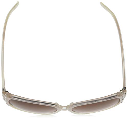 Jessica Simpson J5837 Rhinestone Women's Cat Eye Sunglasses With 100% Uv Protection. Glam Gifts For Her, 59 Mm, Rose & Ivory #TOP3