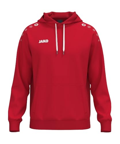 Sweatshirt à capuche en coton JAKO One rouge molleton doux taille 3XL