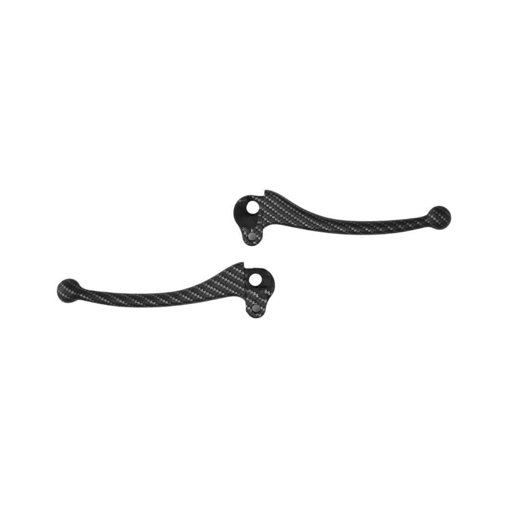 Boita 2.0 Coppia Leve Freno - Frizione compatibile con Vespa 50-90 - 125 effetto Carbonio Nero Opaco NO FRENO A DISCO