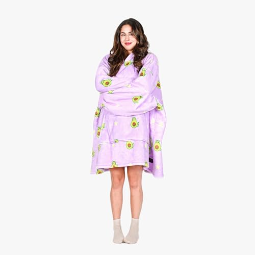 Tirrinia Oversized Sherpa Blanket Hoodie — One-Size Wearable Blanket — view 6