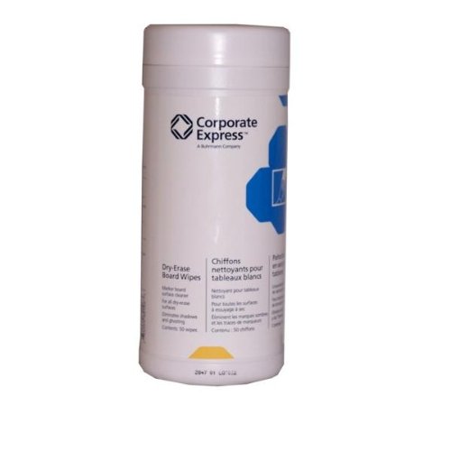 Pre-moistened Dry-Erase Marker Board 50 Wipes, Tub CEB82126
