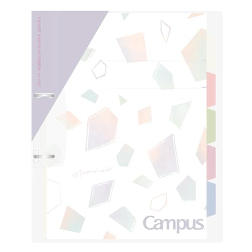 Classeur A4 Kokuyo Campus violet transparent pour harmoniser votre espace de travail