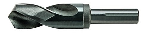 Alfa Tools RS52423 1インチ 高速度スチールシルバー デミングドリル 3/4インチ削減シャンクブラック酸化仕上げ