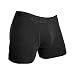 ROunderbum Men's Padded Boxer, Black, Medium