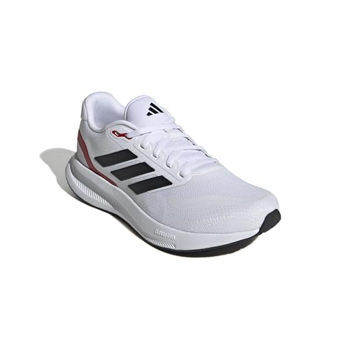 Image of adidas Mens Runfalcon 5 Wide Running Sneakers Shoes - Black
