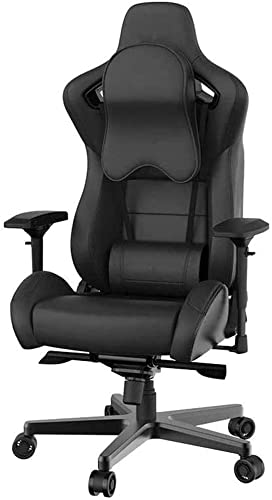 iumLeap Office Chair Ergonomic Gaming Chair Racing Style Adjustable Height High Back PC Computer Chair with Headrest and