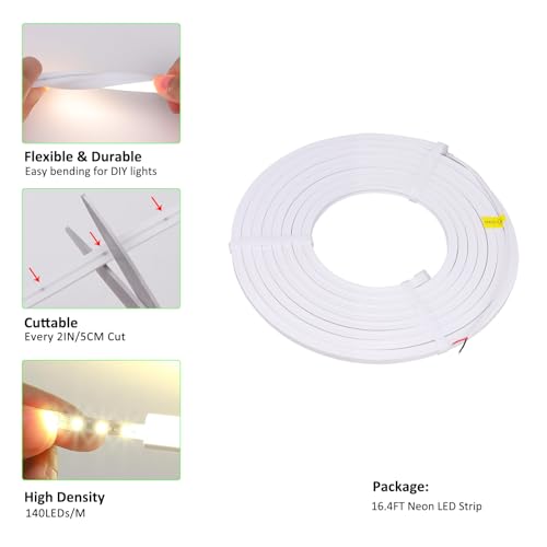 Tira de LED Neon JOYLIT 24V 5M 6000K Blanco Frío Waterproof miniatura 7