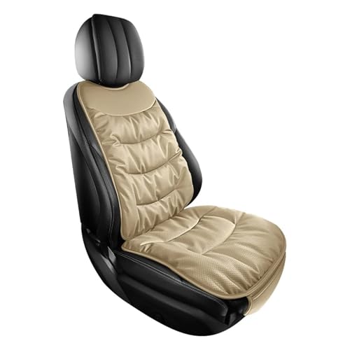 XARNUH Fundas De Asiento para Jaguar para F-Pace para I-PCAE para XE XF Accesorios Interiores Protector Asiento(1PC-Beige)