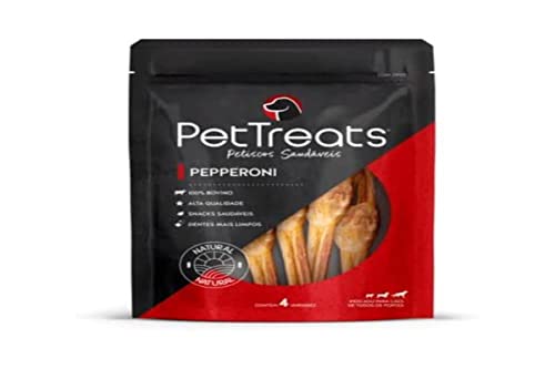 PET TREATS - 4 Petiscos Naturais Pepperoni