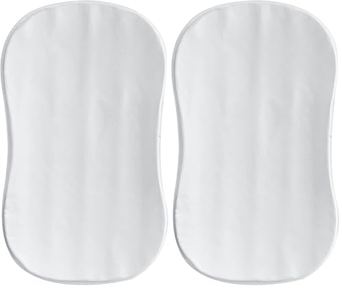 Image of HALO Bassinest Swivel Sleeper Replacement Mattress, White (Pack of 2)