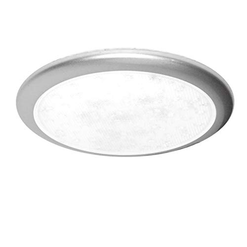 Carbest Lámpara LED de 12 V/6 W, Slim Light, Ø130 x 9 mm, 588 lúmenes, sensor táctil para caravanas y autocaravanas