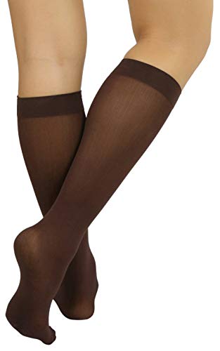 Image of ToBeInStyle Womens Pack of 6 Knee High Trouser Professional Socks