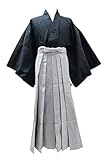 Edoten Japanese Samurai Hakama Uniform NV-GY M