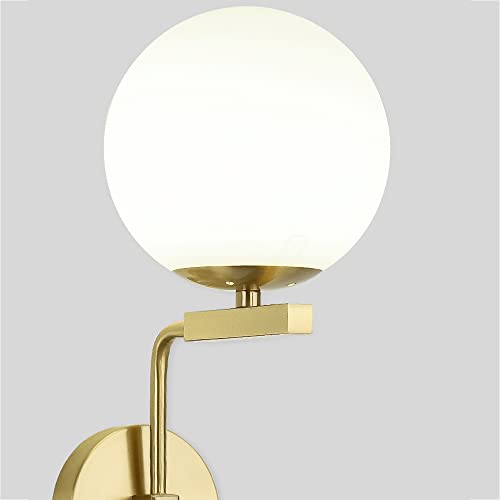 Lámpara de pared esférica de vidrio para iluminación de pasillos 7