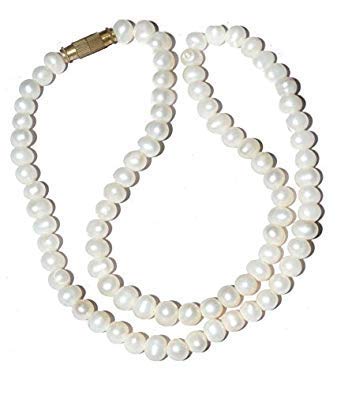 Buy Certified Gems Natural Pearl Mala 
