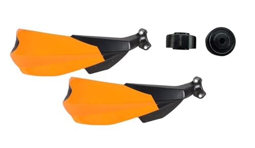 Image of Unbreakable Hand Palm Protector Wind Deflector Handguard for Dominar 400 (Orange)