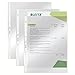 Produktbild Leitz Super Premium Prospekthüllen-Set, 10 Stück, A4 Format, Glasklar mit glänzender Oberfläche, Obere Öffnung, 0,08 mm PVC-Hartfolie, 47343000, transparent