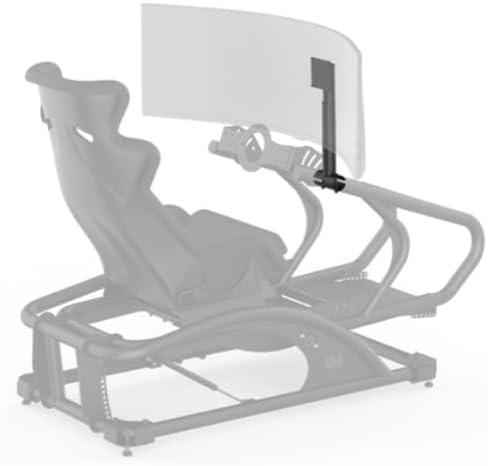 Dyn X Cockpit Monitor Mount – VESA 75x75 / 100x100 Compatible, Fits Single 49” Ultrawide Display, Direct Dyn X Frame Installation, Adjustable Driving Position, Stable & Immersive Sim Racing Setup