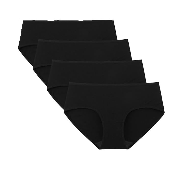 DIVING DEEP Breathable multipacks Underwear | Breathable Panties for Women | Soft mid Waist Stetchy Hipster Underwear | Briefs Combo for Women | Multipack Panties