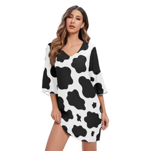Robe d'été courte à pois pour un déjeuner en terrasse ou une balade