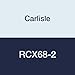 Carlisle RCX68-2 Rubber Gold Ribbon Cog-Band Banded Belts, 2 Bands, 7/8" Width, 79.3" Length
