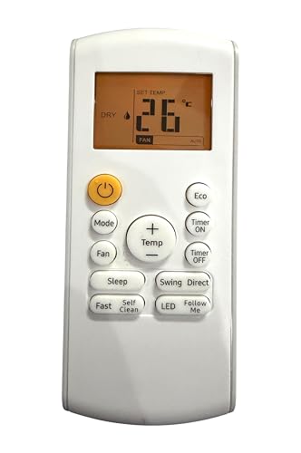 Image of Ehop G57Y2 /BGEF Compatible Remote Control for Samsung Inverter Ac Suitable for 1 1.5 2 Ton Penta Series AC-184B