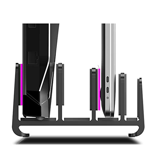Soporte para computadora portátil con base vertical multifuncional que ahorra espacio 5