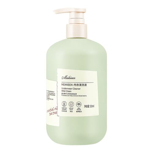 下着専用洗剤 ランジェリー用洗剤 520ML 大容量 洗濯用洗剤 ランジェリーソープ 気になる下着の経血汚れやおりもの汚れに 無香料 下着用 下着用洗剤 経血おりもの用 ソープの香り 柔軟剤入り ドラム クリーニング