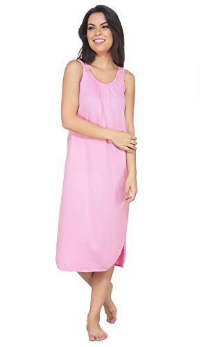 Image of BLAZON Women's Cotton Hosiery Solid Maxi Nighty Slip (Pack of 2) Available Sizes: S, M, L, XL, 2XL, 3XL, 4XL, 5XL