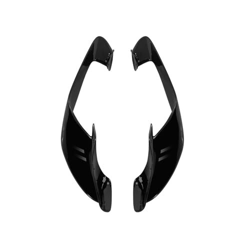 Ailettes de carénage R1 R1M downforce premium ABS noir brillant aérodynamique trackday