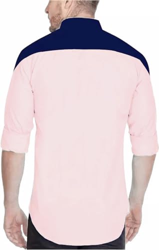 Image of DEELMO Men's Letter Print Regular Fit Shirt