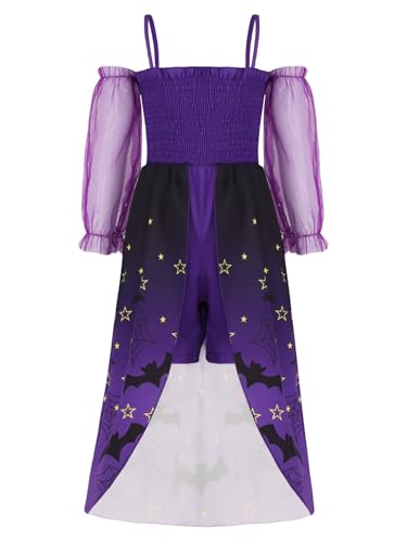 Disfraz de bruja de Halloween para niñas miniatura 1