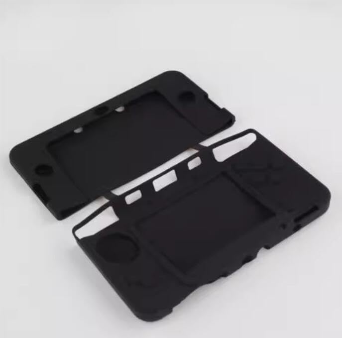 Image of Soft Silicone Cover Case for New 3DS XL LL Rubber Full Body Protective Skin (Black)