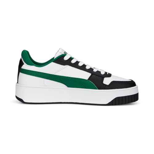 Image of PUMA Women's Carina Street Sneaker, Puma White Vine Puma Black, 6 UK