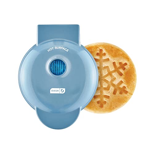 Dash Snowflake Waffle Maker BLUE