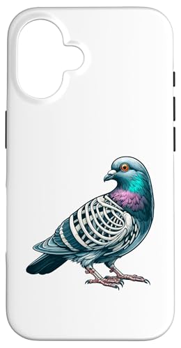 iPhone 16 X-ray Pigeon Body Anatomy Radiography Skeleton Case