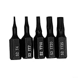 Kit di 13 punte per cacciavite con compatibilità TR a prova di manomissione e lunghezza della punta da 1 pollice per accessibilità in aree riservate