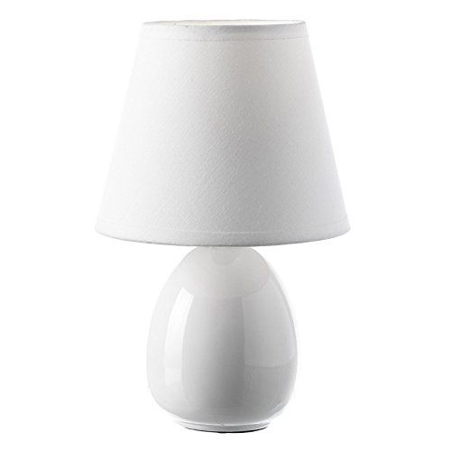 Lámpara para mesita de noche moderna blanca de cerámica para dormitorio Fantasy