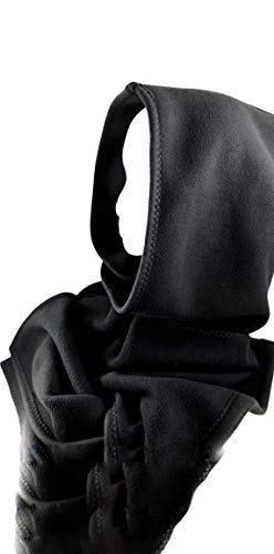 Hooded Scarf, Plush Fleece hood with generous fabric allowance to wrap around neck. 10 Color options to choose from!3