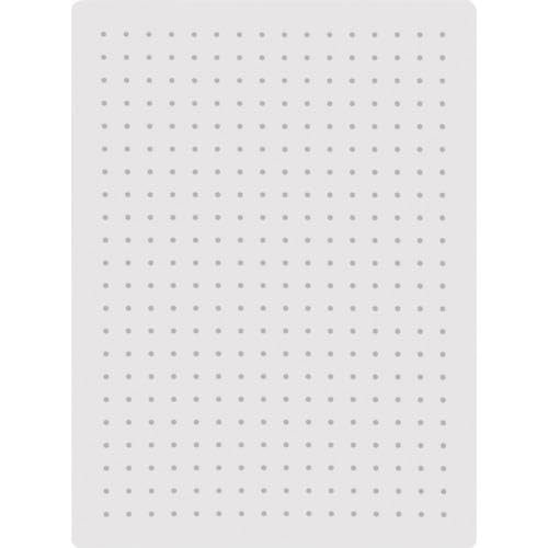 光 磁石がくっつく スチールパンチングボード ホワイト 約600×450mm 厚さ:1mm 穴ピッチ:25mm 穴径:5mm PGFBD456-2
