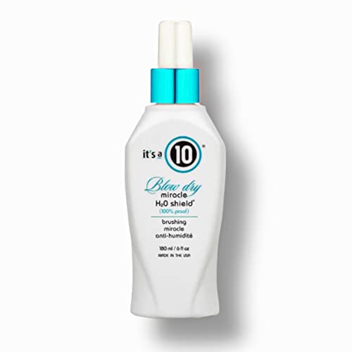 A 10 It's Blow Dry Miracle H2O Shield - Leave In Weather Protectant Treatment, Frizz Free, Moisture Locking, 6 fl. oz.
