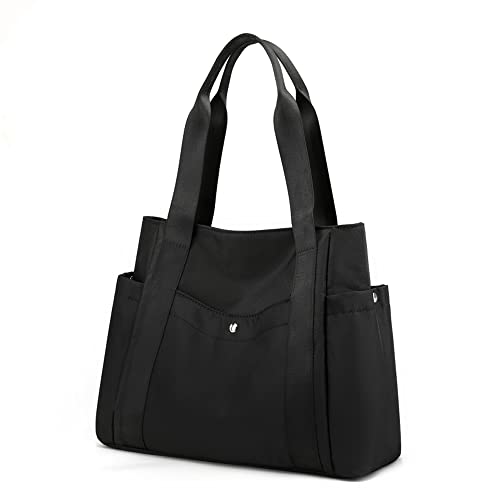 Sac fourre-tout pour femme en nylon léger et pratique avec poignée