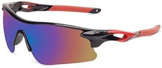 INDIFABRO Premium Men's UV Protection Sports Sunglasses – Dynamic Shield for Cycling, Running, Driving, Fishing, Cricket –...