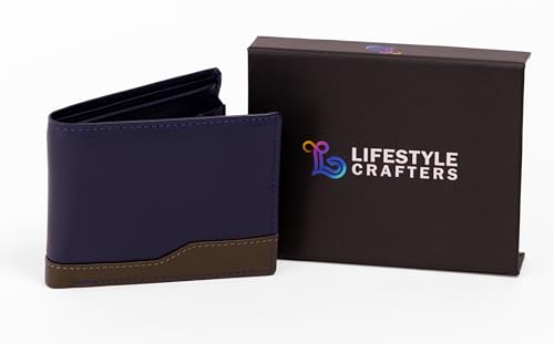 Genuine Leather Wallet for Men – Handcrafted Bifold with Multiple Card Slots, Clear ID Window, Zippered Security Pocket, and Dedicated Coin Pocket for Secure Storage4