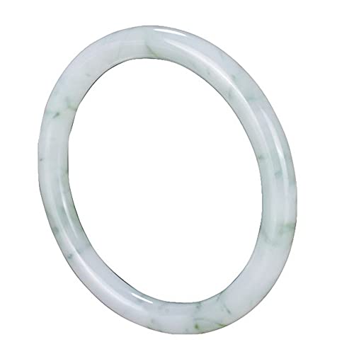 Bracelet en jade jadéite naturelle véritable, bijou artisanal de 55 mm pour femme