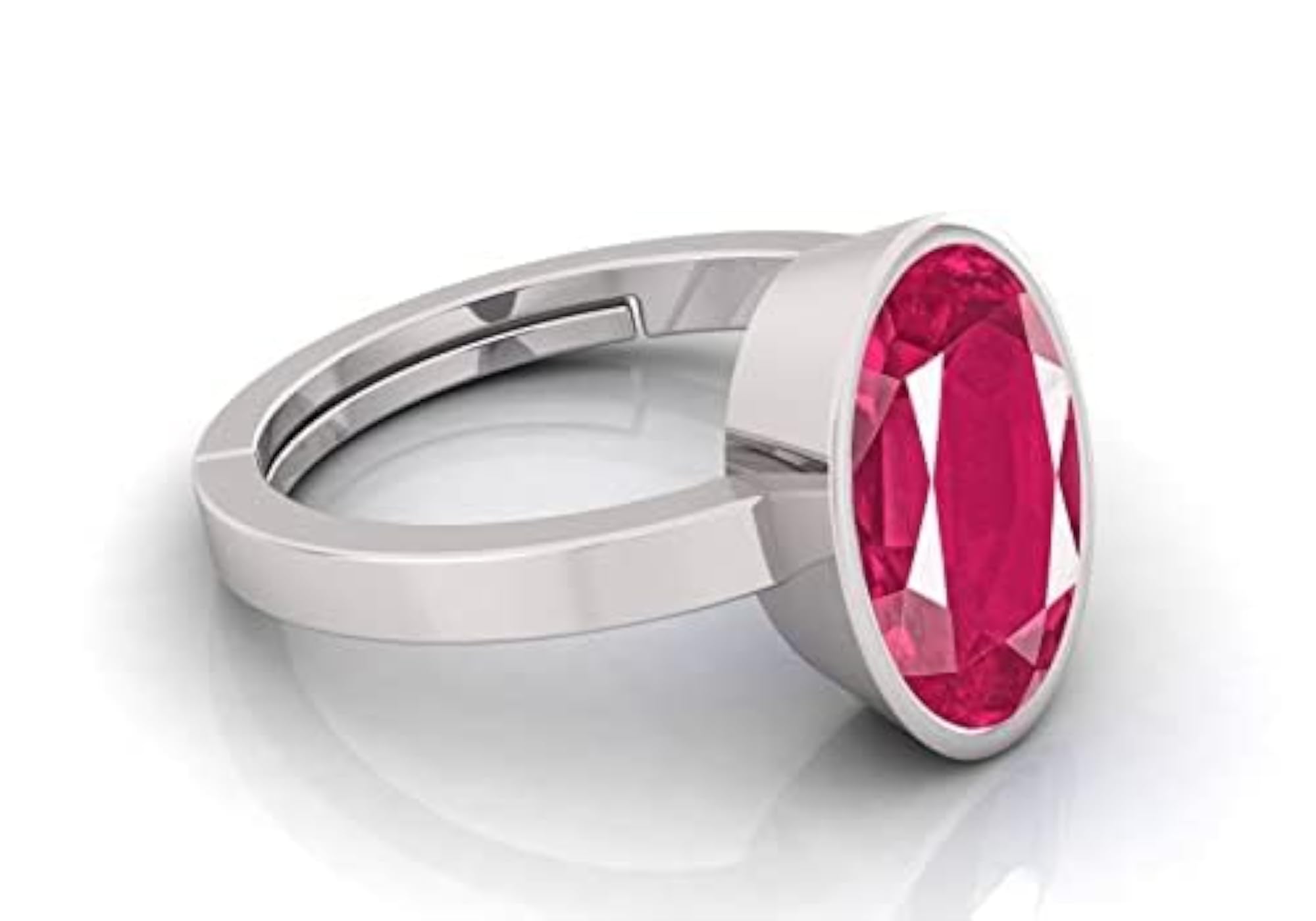 7.25 Ratti Ruby Adjustable Ring for Men and Women