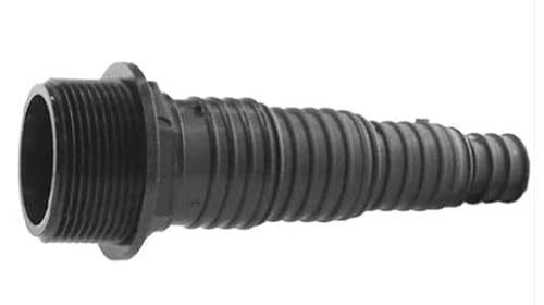 Pond Connector 1.25" BSPM - 25/32/38mm - Essential Component for Any Pond Setup, Designed with Strength and Reliability. Constructed from Durable Plastic That ensures Long-Lasting Performance.