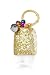 Bath & Body Works PocketBac Hand Gel Holder Gold Jingle Bell